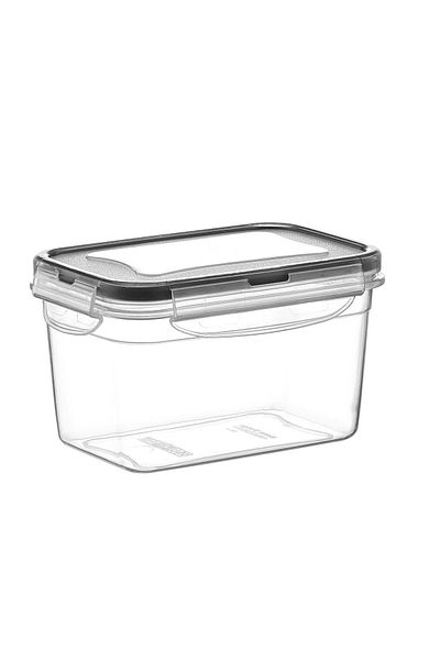 Viyalente 3-Piece Deep Storage Container Easy Lid 12.5 X 7.5 X 8.5 Cm 0.7 Lt Lc-220