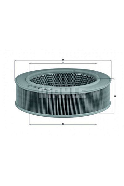 MAHLE Mercedes Om615 Om616 Om617 W123 S123 T1 Bus 601 18051 - Air Filter