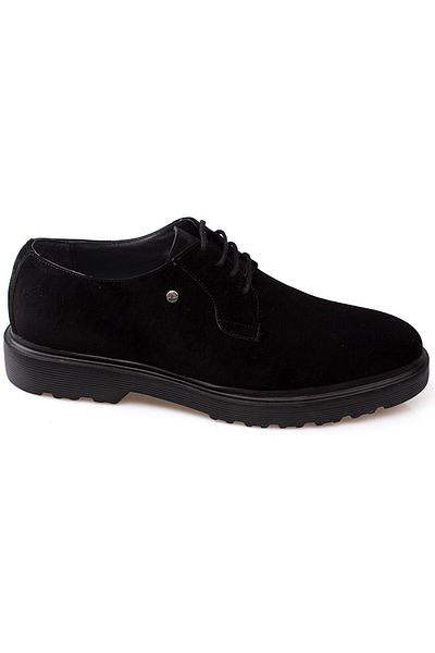 maximoda Suede Black Men's Classic Eva Sole Shoes