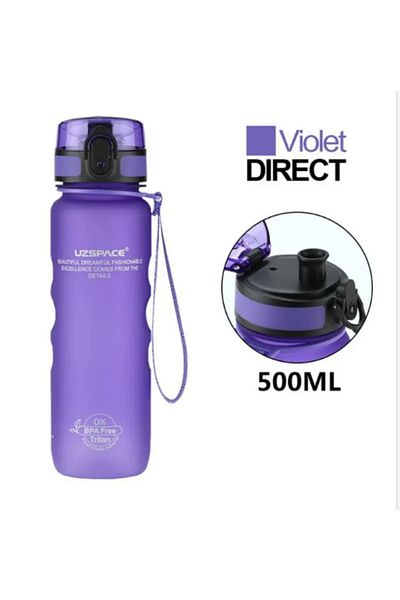 Uzspace TRITAN 500 ML 1215 PURPLE SPECIAL DESIGN EASY COATED SOFT SURFACE EASY APPAREL