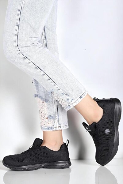 lumberjack Agatha Black Unisex Casual Tenisi