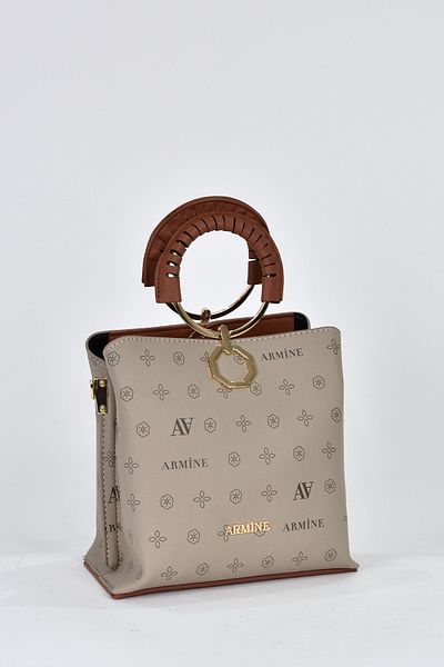Armine Mink 260 Women's Crossbody Bag - 3 Compartments, Shoulder Strap