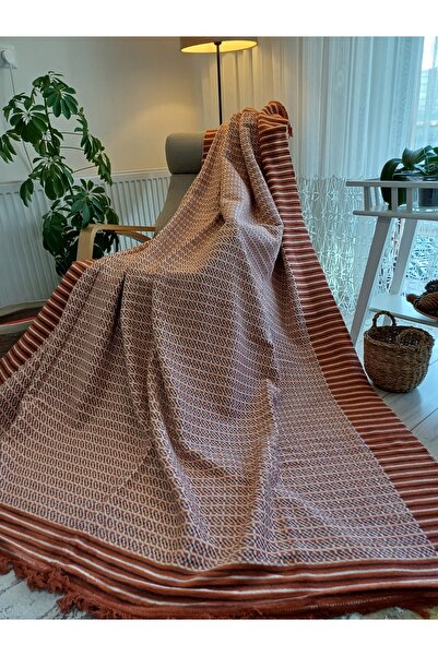 stay with love Βαμβακερή διπλή κουβέρτα 180*220 cm