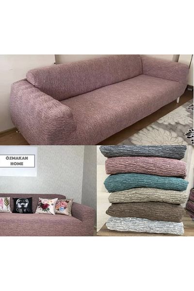 ÖZMAKAN Bumbac flexibil 3 3 1 1 Jacquard - Set de huse de canapea elastic elastic
