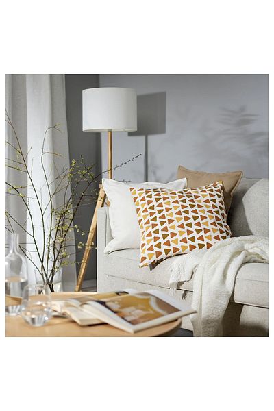 IKEA 50x50cm Multicolor-Patterned Throw Pillow Cover