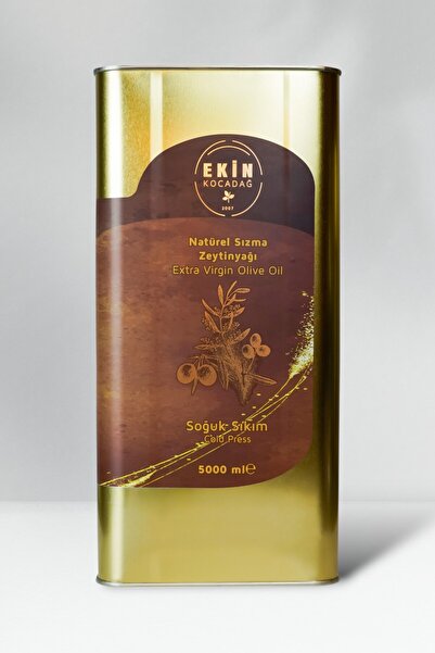 Ekin Kocadağ Olgun Hasat Soğuk Sıkım Naturel Sızma Zeytinyağı 5lt