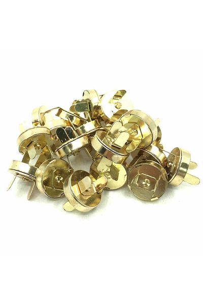 orhanucuzluk Μαγνητική τσάντα Snap Gold (100 τεμάχια)