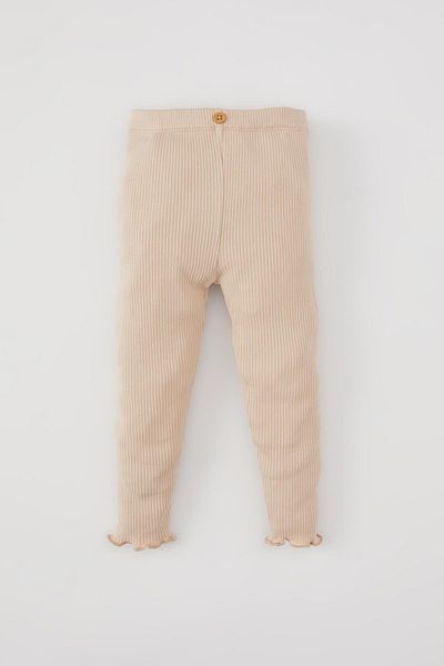 DeFacto Baby Girl Flat Leg Ribbed Camisole Tights Z4676a224sp