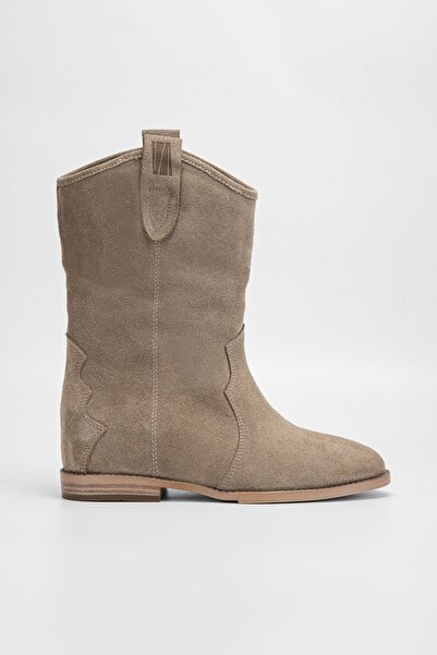 Valmenti Draco Kadın Yeşil Süet Hakiki Deri Casual Bot