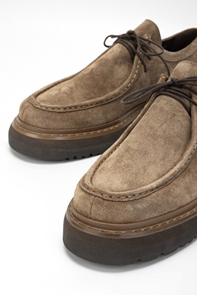 Valmenti Erkek Tarçın Süet Hakiki Deri Casual Ayakkabı