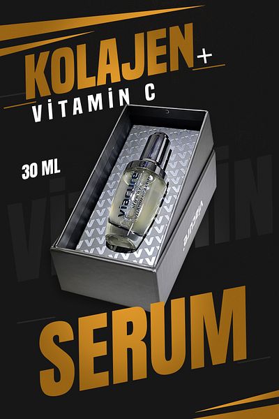 Viacure Type I Type Iii Collagen Hyaluronic Acid Vitamin C Serum, Skin Care