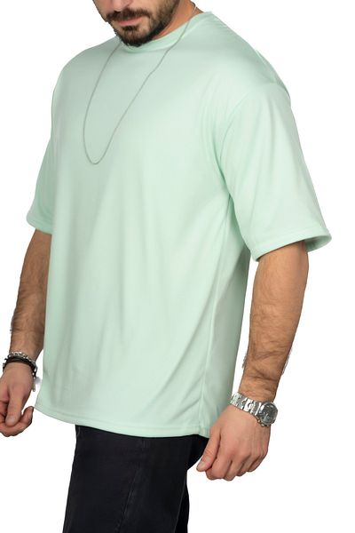 MAXI DRY Μπλουζάκι Oversize κατά του ακραίου ιδρώτα, στεγανό σε υγρασία, διπλό στρώμα, πράσινο μέντας