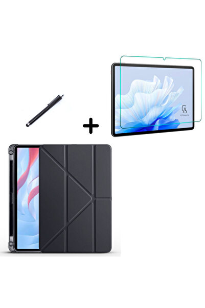Coolacs Honor Pad X9 Uyumlu Tri Fold Kalemlikli Tablet Kılıfı Ekran Koruyucu ...