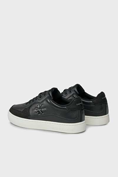 Calvin Klein Logolu Deri Sneaker Ayakkabı YM0YM008850GM Erkek AYAKKABI YM0YM00885 0GM