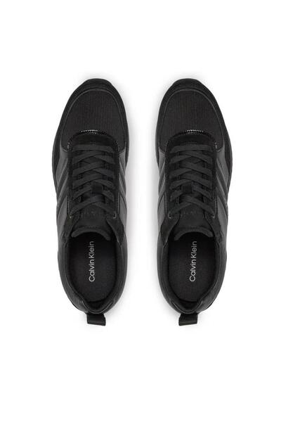 Calvin Klein LOW TOP LACE UP MIX SİYAH ERKEK SPOR AYAKKABI