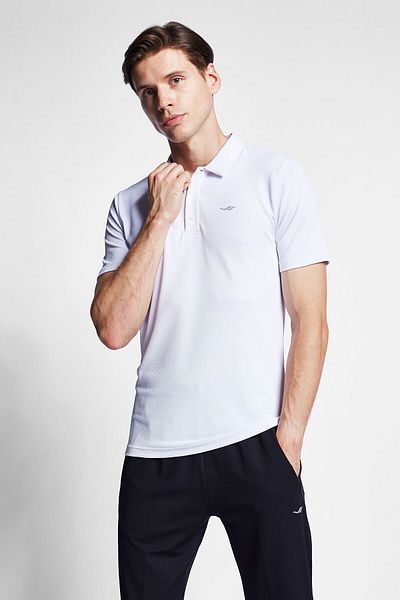 Lescon Men's Short Sleeve Polo Neck T-shirt 24s-1275-24b