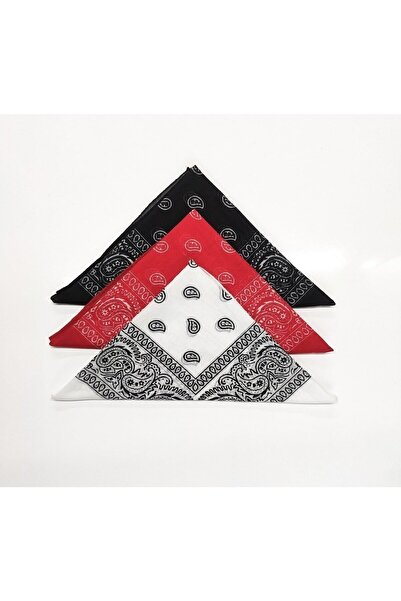 BANDANA MARKETİ 100% Cotton Ethnic Pattern Bandana Set