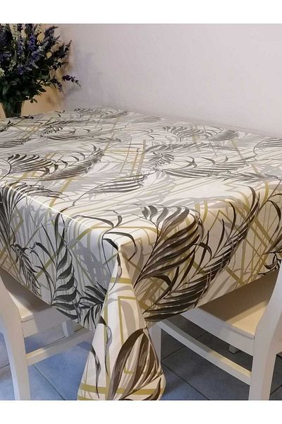 Başak Ev Tekstili Pânză uleioasă din PVC FIBRĂ - CAPACĂ DE MASĂ ȘTERGELĂ CU MODEL