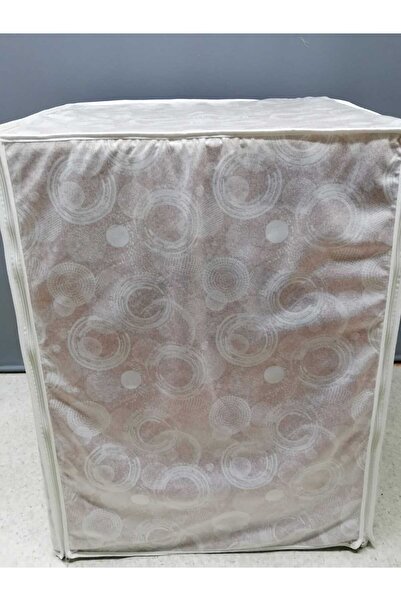 Başak Ev Tekstili Kumaş Dokulu PVC Çamaşır & Kurutma Makinesi Örtüsü – Su Geçirmez, Dayanıklı ve Modern Tasarım