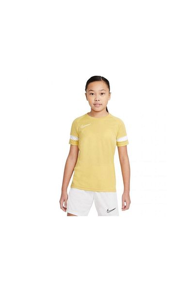Nike Κίτρινο μπλουζάκι Nk Df Academy21 Top Ss Jr Cw6103 700