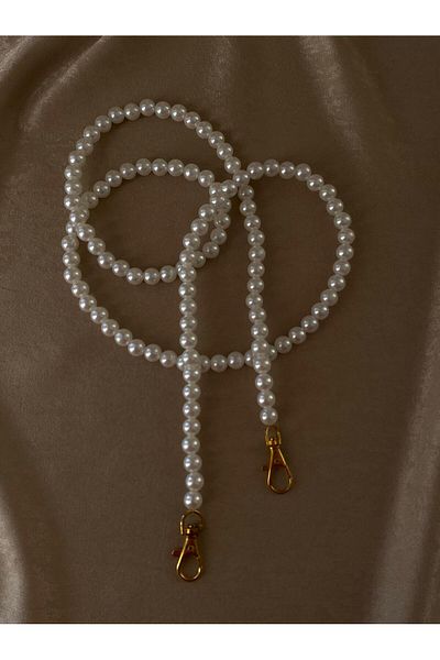SAMSA 110 Cm Cream Pearl Bag Hanger Pearl Hanger