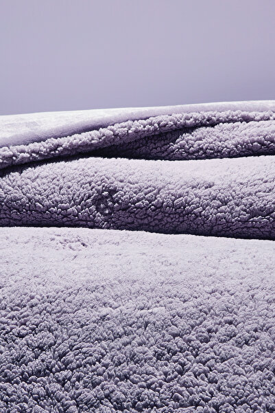 Puffy Mellove Sherpa Double Quilt - Ash Purple