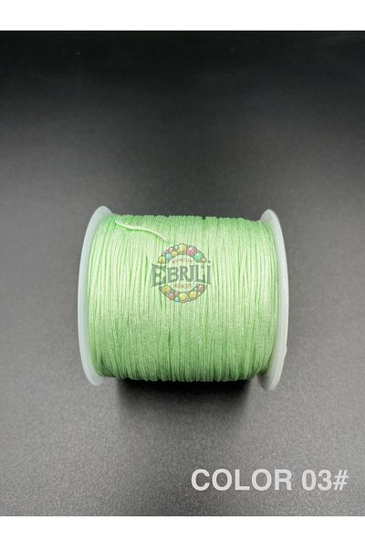 Ebruli Boncuk Κοσμήματα με κορδόνια αλεξίπτωτου 0,8 mm Κατασκευή αξεσουάρ Κοσμήματα με χάντρες (100 μέτρα)
