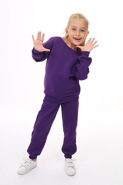 ÖYKÜ KİDS Three Thread Pocket Crew Neck Top and Bottom Set