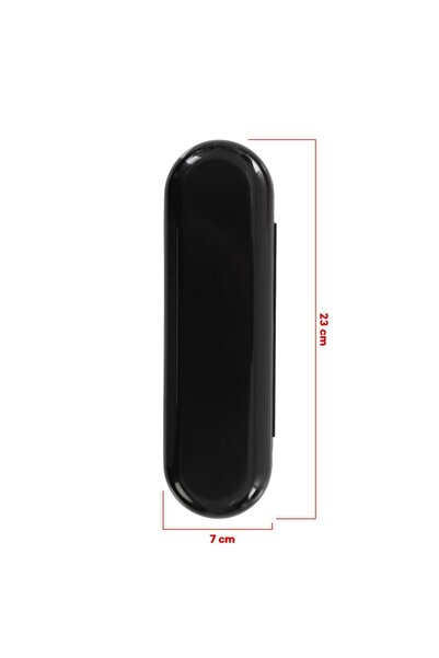 PI&GO Oral B Şarjlı Diş Fırçası Koruma Kabı, Saklama Kabı, Hijyenik Seyahat Kutusu - Sıyah