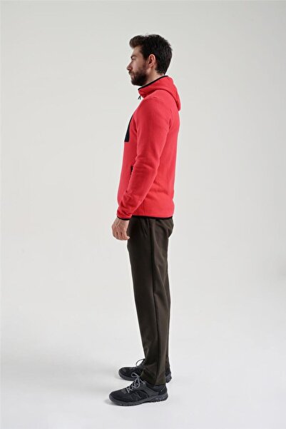 Exuma Erkek Kırmızı Tam Fermuarlı Sweat 2312250