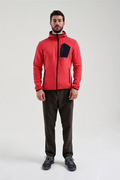 Exuma Men's Red Full Zip Sweat2312250