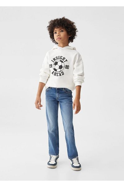 MANGO Kids Φούτερ με βαμβακερό σχέδιο