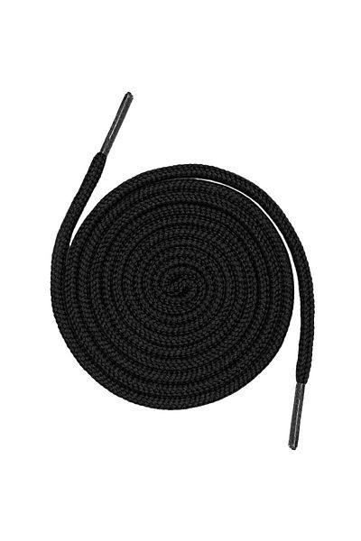 GoLite 120 cm Black Shoelaces, Corded Boot Laces and Shoe Accessory - 1 Pair