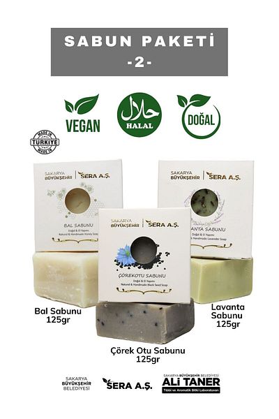 SBB SERA Soap Pack - 2 - 100% Natural Halal Vegan Certified