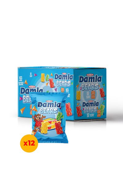 TAYAŞ 80g Gummy Bears with Gel Candy Drop - X12