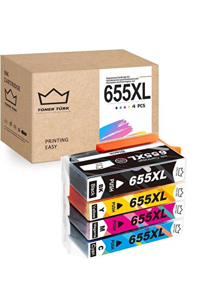 Hp 655 Set Compatible Equivalent Cartridge /4615 /4625 /5525 /6520 /6525