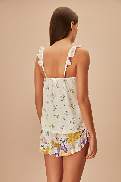 SUWEN Lilac Shorts Set