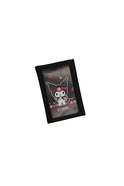 ATA TANITIM Sports Fabric Wallet, Kuromi Themed Print