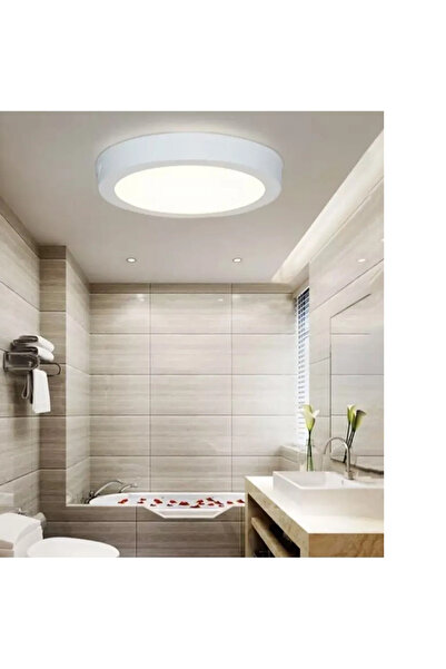GÜVEN LİGHT 18 Watt Led Tavan Glop Banyo-balkon-tuvalet (WC) Aydınlatması Lamba Armatür Tavan Aplik 6500k