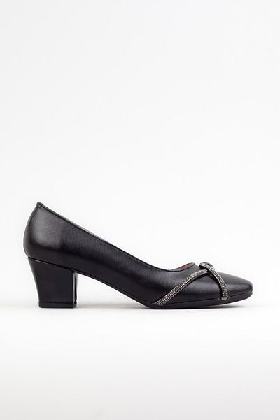 Adım Adım Women's Classic Heeled Shoes, Thick Heeled Shoes