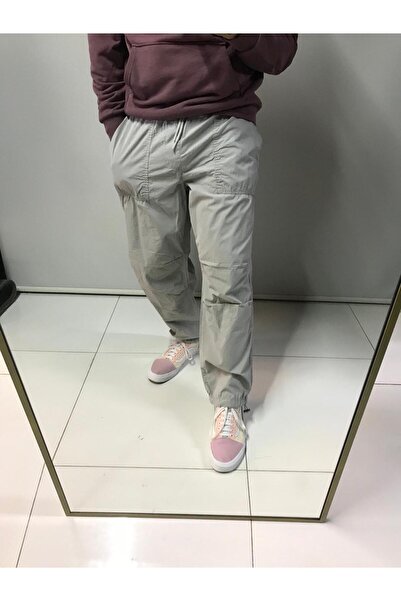 HYUMUSHO Штани з еластичним поясом і підтяжками з парашутної тканини