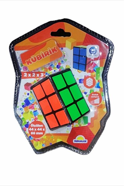 Şeker Adası لعبة مكعبة مكعبة 2x2x3 وكتيب حلول تعليمي - مع هدية
