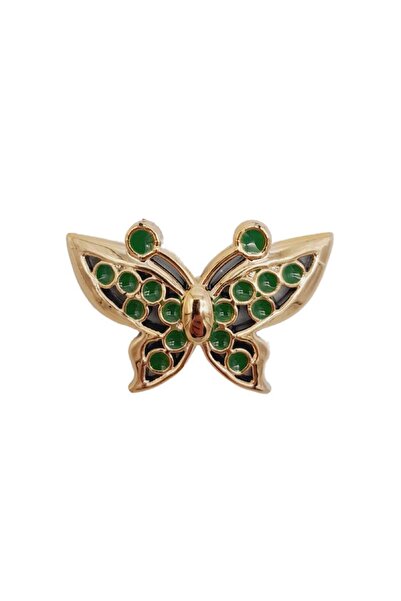 Genel Markalar Çanta Aksesuar Plastik Kelebek Süs Light Gold Renk