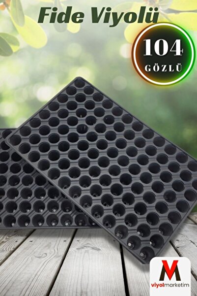 viyolmarketim 104 Gözlü Fide Viyolü 5 Adet Fidan Viyolleri Tohum Çimlendirme ...