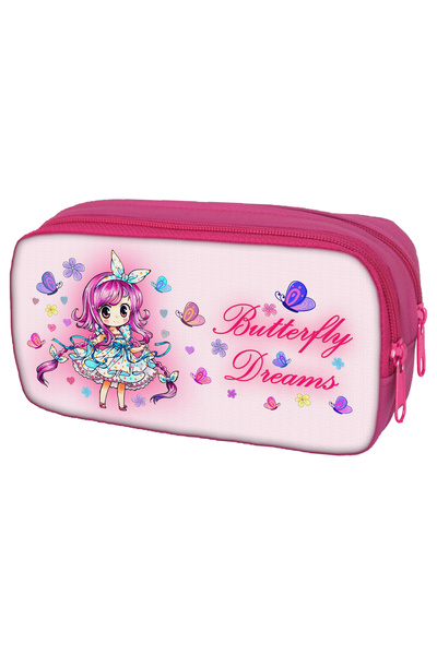 Skaer Apex Cutie de creioane imprimată cu ochi dublu