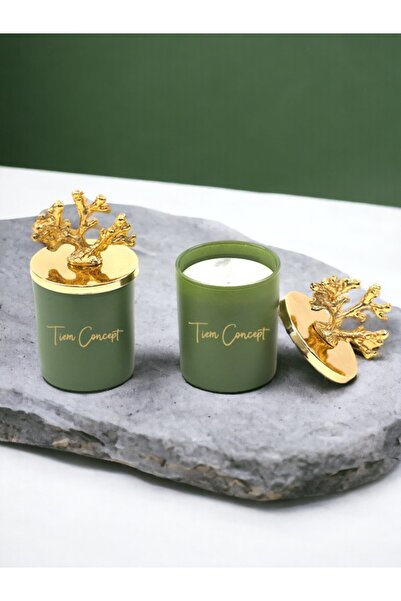 Tiem Concept Dekoratif Özel Tasarım Gold Mercan Tepelikli Sandal Ağacı Kokulu...