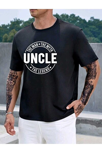 FAVORİST Tricou oversize pentru bărbați cu imprimeu unchi