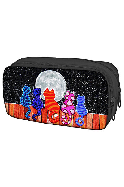 Skaer Apex Cutie de creioane imprimată cu ochi dublu