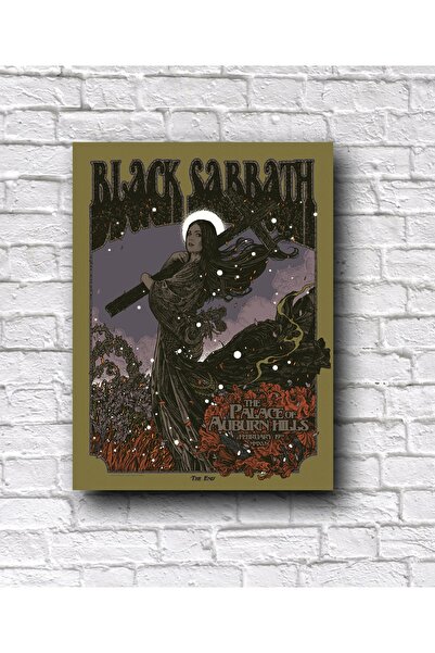icase Αφίσα Black Sabbath, Πίνακας Διακόσμησης με Μουσικό Θέμα (19x28 εκ.)
