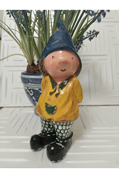 RENKLİMASALTASARIMLAR EL YAPIMI Bahçe Decor Polyester Erkek Cüce